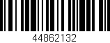 Código de barras (EAN, GTIN, SKU, ISBN): '44862132'