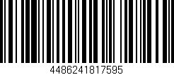Código de barras (EAN, GTIN, SKU, ISBN): '4486241817595'