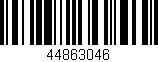 Código de barras (EAN, GTIN, SKU, ISBN): '44863046'