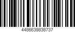 Código de barras (EAN, GTIN, SKU, ISBN): '4486639838737'