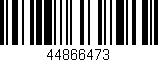 Código de barras (EAN, GTIN, SKU, ISBN): '44866473'