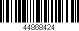 Código de barras (EAN, GTIN, SKU, ISBN): '44868424'
