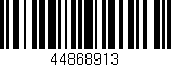 Código de barras (EAN, GTIN, SKU, ISBN): '44868913'