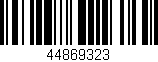 Código de barras (EAN, GTIN, SKU, ISBN): '44869323'