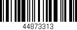 Código de barras (EAN, GTIN, SKU, ISBN): '44873313'