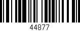 Código de barras (EAN, GTIN, SKU, ISBN): '44877'
