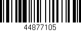 Código de barras (EAN, GTIN, SKU, ISBN): '44877105'