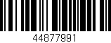 Código de barras (EAN, GTIN, SKU, ISBN): '44877991'