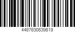 Código de barras (EAN, GTIN, SKU, ISBN): '4487830639819'