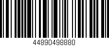 Código de barras (EAN, GTIN, SKU, ISBN): '44890498880'
