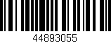 Código de barras (EAN, GTIN, SKU, ISBN): '44893055'