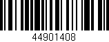 Código de barras (EAN, GTIN, SKU, ISBN): '44901408'