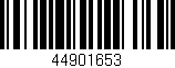 Código de barras (EAN, GTIN, SKU, ISBN): '44901653'