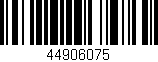Código de barras (EAN, GTIN, SKU, ISBN): '44906075'