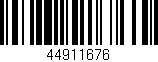 Código de barras (EAN, GTIN, SKU, ISBN): '44911676'