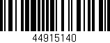 Código de barras (EAN, GTIN, SKU, ISBN): '44915140'