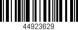 Código de barras (EAN, GTIN, SKU, ISBN): '44923629'