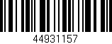 Código de barras (EAN, GTIN, SKU, ISBN): '44931157'