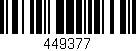 Código de barras (EAN, GTIN, SKU, ISBN): '449377'