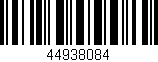 Código de barras (EAN, GTIN, SKU, ISBN): '44938084'