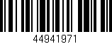 Código de barras (EAN, GTIN, SKU, ISBN): '44941971'