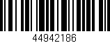 Código de barras (EAN, GTIN, SKU, ISBN): '44942186'