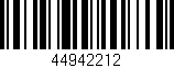 Código de barras (EAN, GTIN, SKU, ISBN): '44942212'