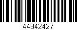 Código de barras (EAN, GTIN, SKU, ISBN): '44942427'
