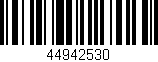 Código de barras (EAN, GTIN, SKU, ISBN): '44942530'