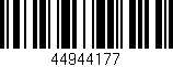Código de barras (EAN, GTIN, SKU, ISBN): '44944177'