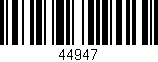 Código de barras (EAN, GTIN, SKU, ISBN): '44947'