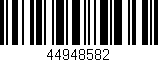 Código de barras (EAN, GTIN, SKU, ISBN): '44948582'