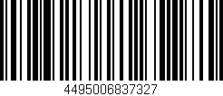 Código de barras (EAN, GTIN, SKU, ISBN): '4495006837327'