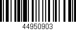 Código de barras (EAN, GTIN, SKU, ISBN): '44950903'