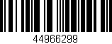 Código de barras (EAN, GTIN, SKU, ISBN): '44966299'