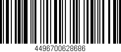 Código de barras (EAN, GTIN, SKU, ISBN): '4496700628686'