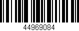 Código de barras (EAN, GTIN, SKU, ISBN): '44969084'
