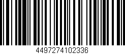 Código de barras (EAN, GTIN, SKU, ISBN): '4497274102336'