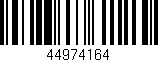 Código de barras (EAN, GTIN, SKU, ISBN): '44974164'
