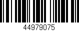 Código de barras (EAN, GTIN, SKU, ISBN): '44979075'