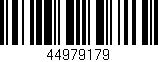 Código de barras (EAN, GTIN, SKU, ISBN): '44979179'