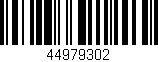 Código de barras (EAN, GTIN, SKU, ISBN): '44979302'