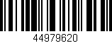 Código de barras (EAN, GTIN, SKU, ISBN): '44979620'
