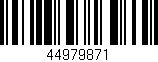 Código de barras (EAN, GTIN, SKU, ISBN): '44979871'