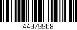 Código de barras (EAN, GTIN, SKU, ISBN): '44979968'