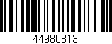 Código de barras (EAN, GTIN, SKU, ISBN): '44980813'