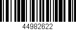 Código de barras (EAN, GTIN, SKU, ISBN): '44982622'