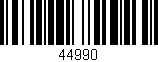 Código de barras (EAN, GTIN, SKU, ISBN): '44990'