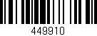 Código de barras (EAN, GTIN, SKU, ISBN): '449910'