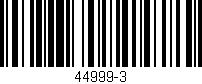 Código de barras (EAN, GTIN, SKU, ISBN): '44999-3'